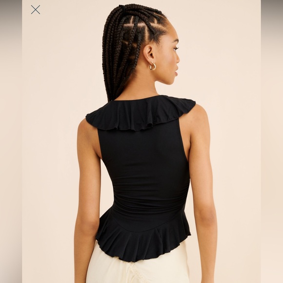 Free People Ruffle Me Away Tank - Picture 2 of 3